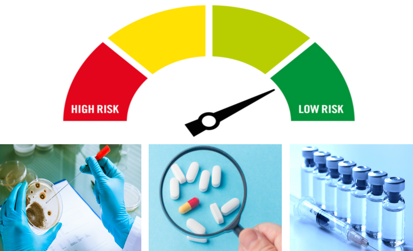 Analysis and quality control of food, medicine, hygiene, cosmetics and vaccines 